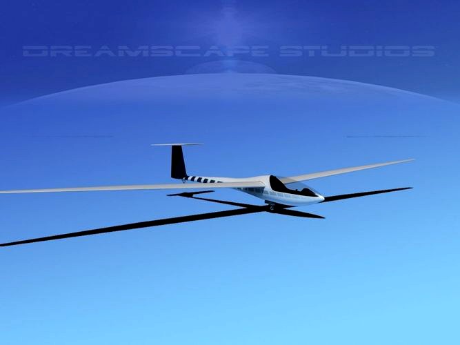 Glaser Dirks DG-200 17 Mtr Sailplane V07