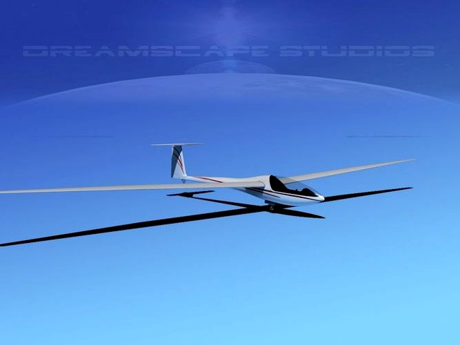 Glaser Dirks DG-200 17 Mtr Sailplane V09