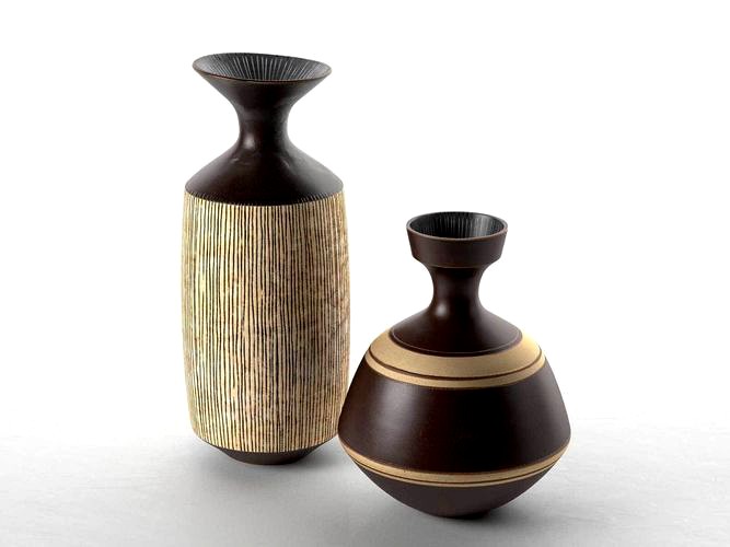 Vases by Lucie Rie