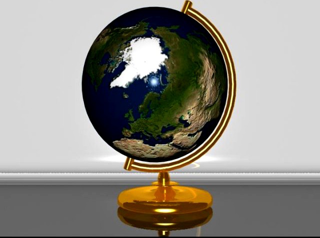 World Globe 3D Model