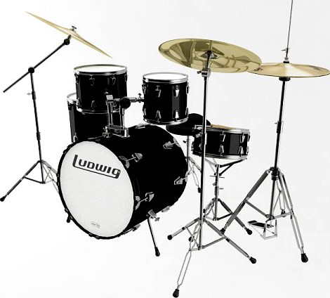 Drum Kit 3D Model