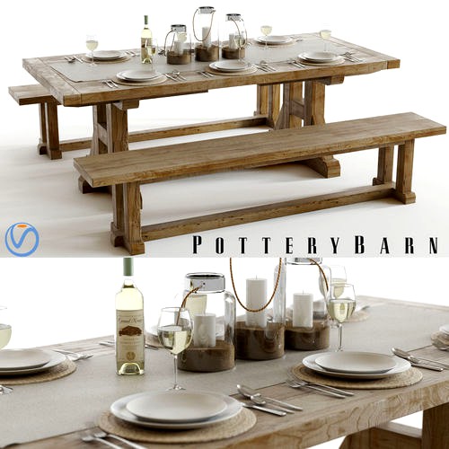 Pottery Barn Stafford Dining Set