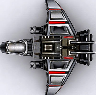 3DRT - Sci-Fi Airspace - Fighter Hawk H5