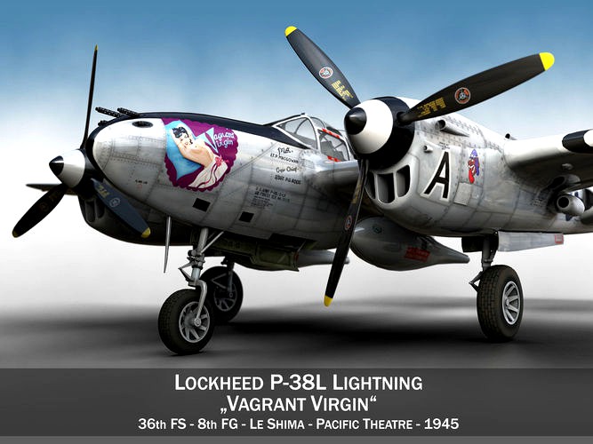 Lockheed P-38 Lightning - Vagrant Virgin