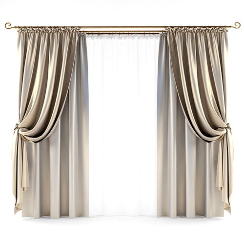 Curtains classic gold