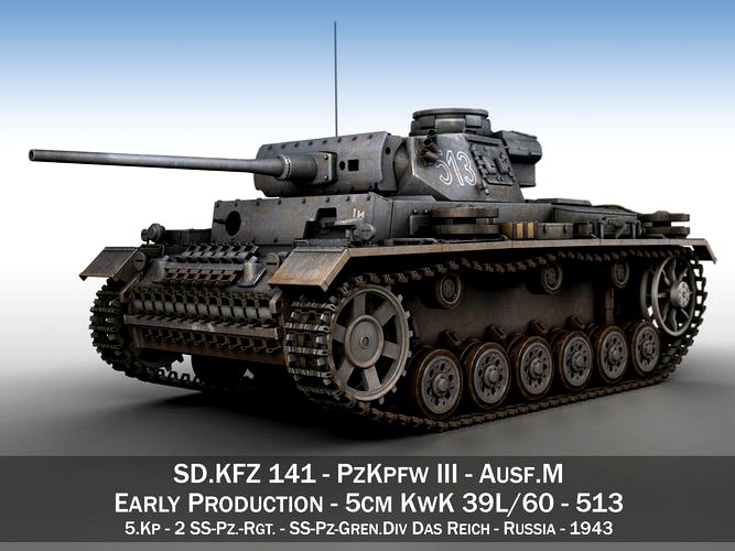 PzKpfw III - Panzer 3 - Ausf M - 513