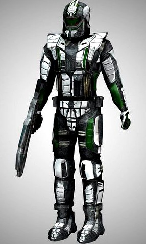 Recon Trooper Stand-Alone Human Figure