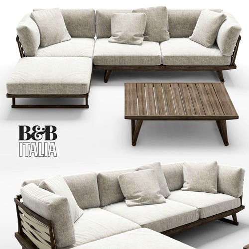 BB Italia Gio sofa table