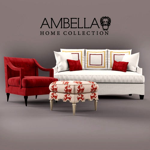 Sofa armchair pouffe AMBELLA home