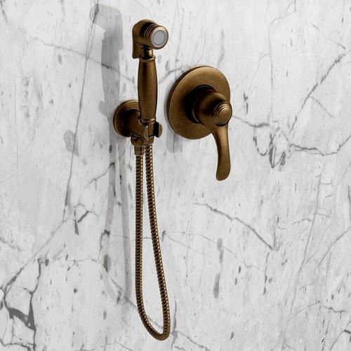 Bronze Cezares hand shower with Emmevi mixer