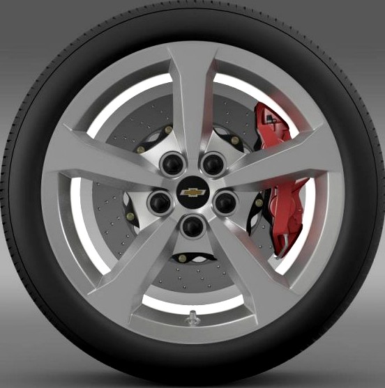 Chevrolet Camaro Convertible 2014 wheel 3D Model