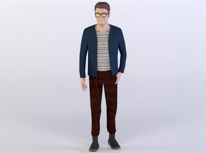 HIPSTER PEOPLE 10 3D MODEL
