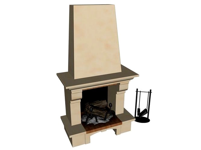 Fireplace 3D model