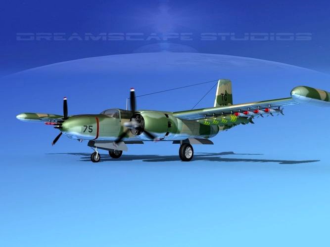 Douglas A-26K Invader USAF Vietnam 2