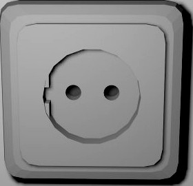 Electrical outlet 3D Model