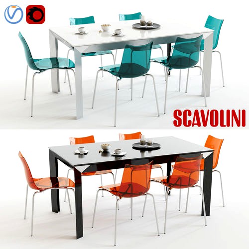 Scavolini Tai and Flash Blue Orange