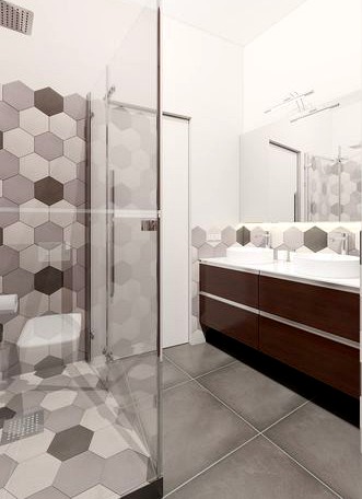 Lovely bathroom with RAGANO tiles