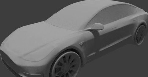 Tesla Model 3 3D Printable STL Format