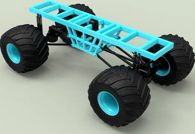 Chassis for Monster vehicle