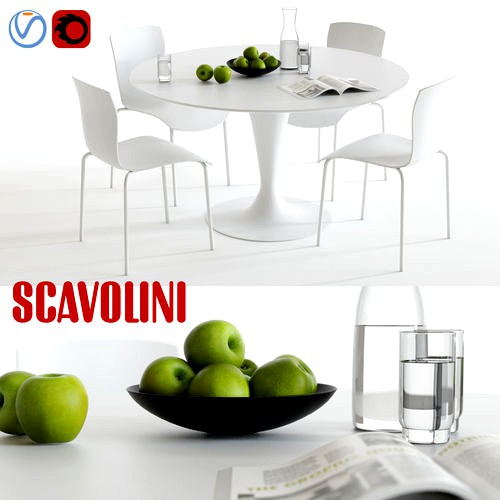 Scavolini Nomo and Chatty Dining Set