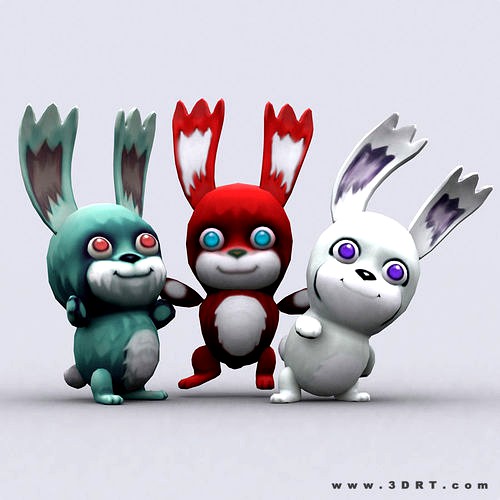 3DRT - Chibiimons - Bunny