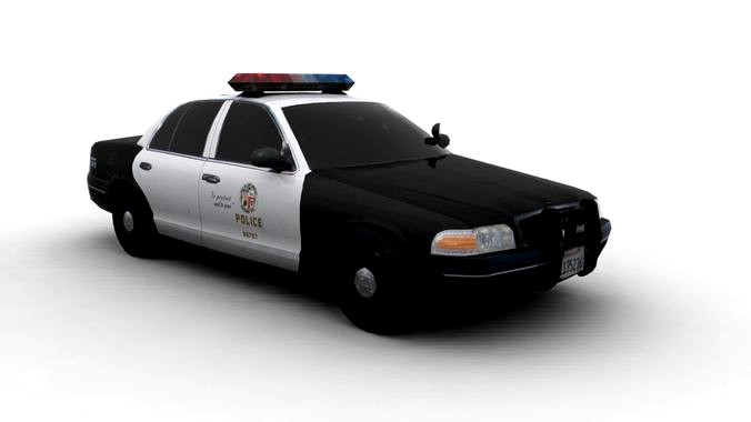 LAPD-POLICE CAR