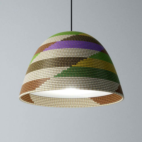 Stephen Burks Man Made Single Basket Lamp - Diffuser