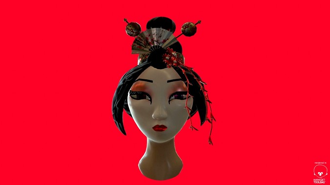 Geisha japan character girl