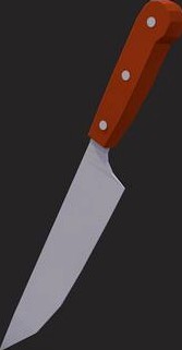 Low Poly Kitchen Knife v1