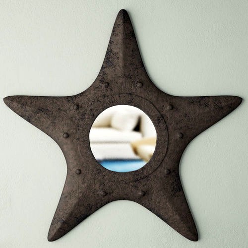 Metal Starfish Mirror