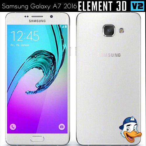 Samsung Galaxy A7 2016 for Element 3D