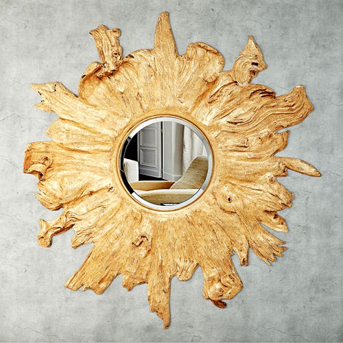 Floris Gold Mirror by Made Goods