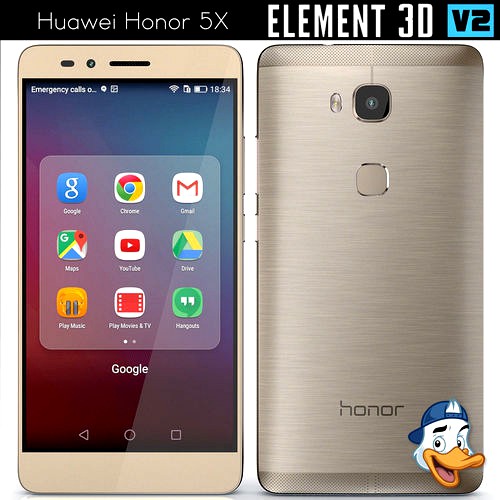 Huawei Honor 5X for Element 3D