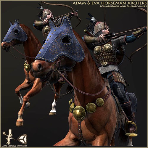 Eva And Adam Horseman Archers