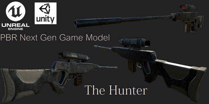 Sniper Rifle - The Hunter PBR