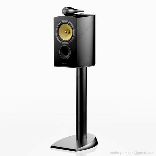 Bowers and Wilkins 805 D2 Piano Black Gloss on FS 805 D2 Black