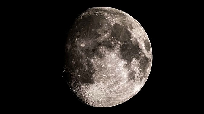 Photorealistic Moon 23K textures