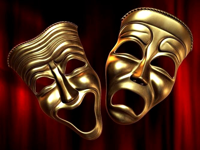 Theatre Happy Sad Masks