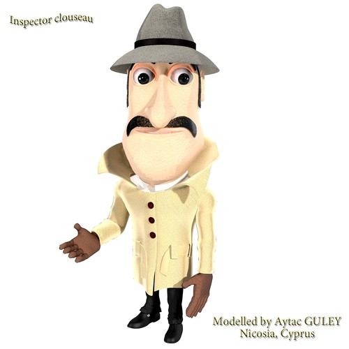 Inspector clouseau and Basketball Guy 3D Model