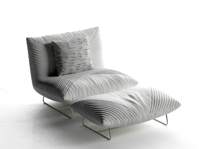 Lounge Chair with Footstool