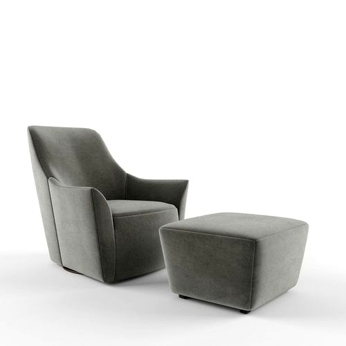 2 Armchair and Pouf