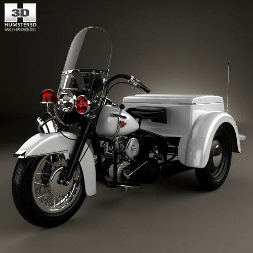 Harley-Davidson Servi-Car Police 1958