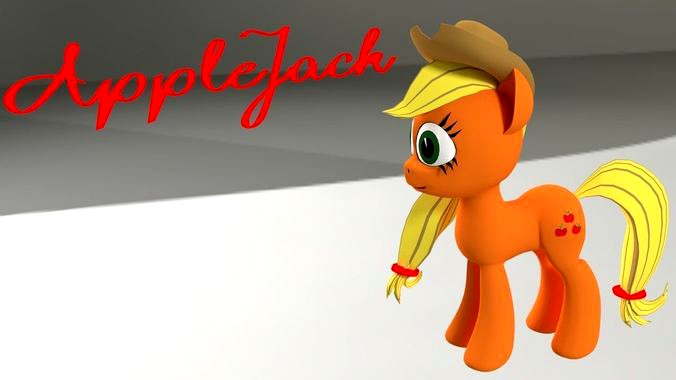 My Little Pony AppleJack 3D Model