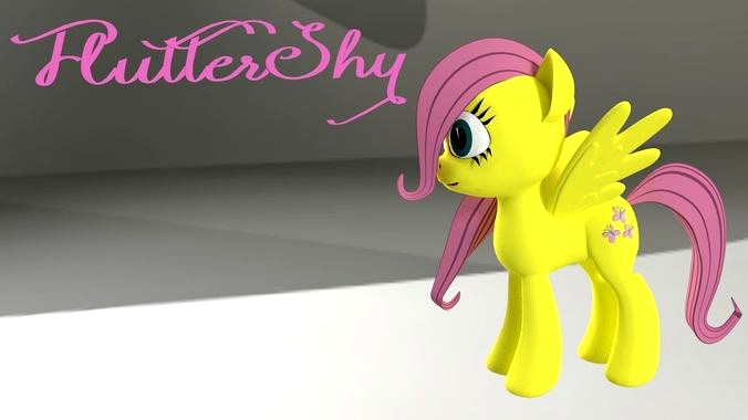 My Little Pony FlutterShy 3D Model