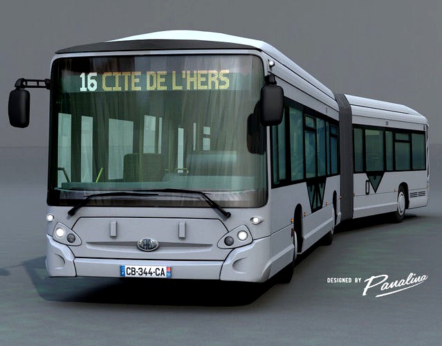 Heuillez GX427 articulated city bus