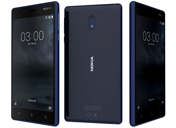 Nokia 3 Tempered Blue