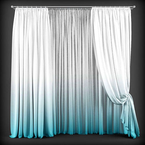 Curtain 3D model 136