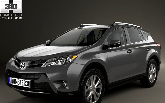 Toyota RAV4 with HQ interior 2013 3D Model