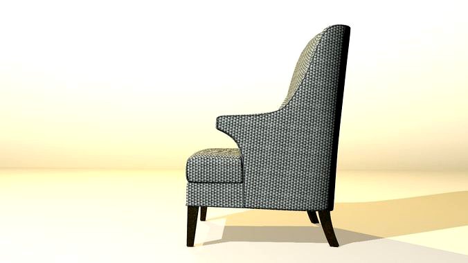 Armchair for living room art deco style
