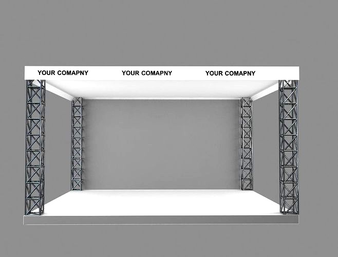 Truss display for car